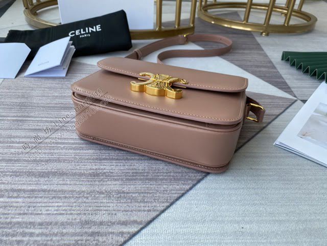 Celine女包 賽琳升級版小號 凱旋門扣 Celine單肩斜挎女包 188423  slyd2156